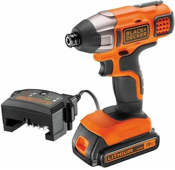 מברגה נטענת Black+Decker BDCIM18D1A-QW 18V