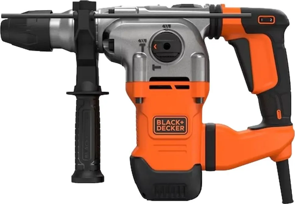 פטישון חשמלי כולל ארגז נשיאה ואביזרים Black+Decker BEHS03K-QS 1250W SDS-Plus