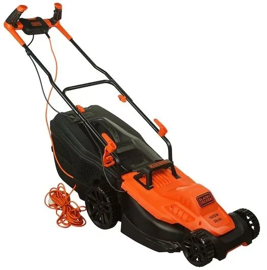 מכסחת דשא עם ידית ארגונומית 38 ס"מ Black+Decker BEMW471BH-QS 1600W