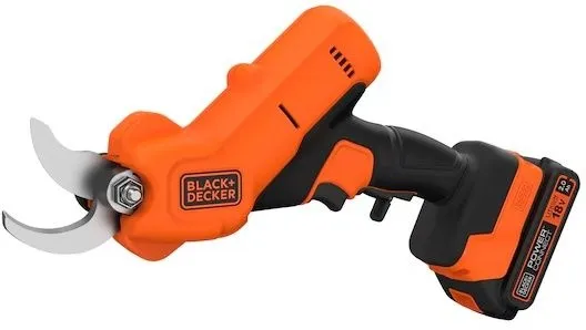מזמרת גיזום נטענת כולל סוללת 2.0Ah ומטען Black+Decker BCPP18D1-GB 18V