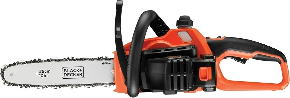 מסור שרשרת חשמלי נטען כולל סוללת 2.0Ah ומטען Black+Decker GKC1825L20-QW 18V