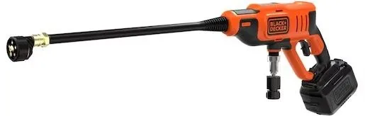 מכונת שטיפה בלחץ נטענת 18V 24Bar מבית Black+Decker – גוף בלבד