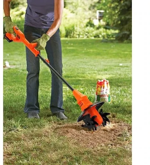 מעדר חשמלי נטען כולל סוללת 2.0Ah ומטען Black+Decker BETL1820L-GB 18V