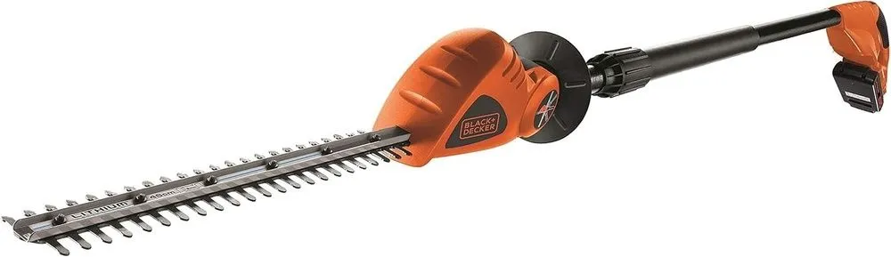 גוזם גדר חיה 43 ס"מ נטען כולל סוללת 2.0Ah ומטען Black+Decker GTC1843L20-GB 18V