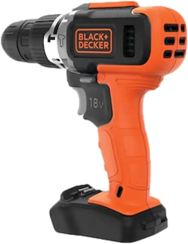 מברגה / מקדחה דופקת נטענת BCD003N-XJ 18V מבית Black+Decker – גוף בלבד