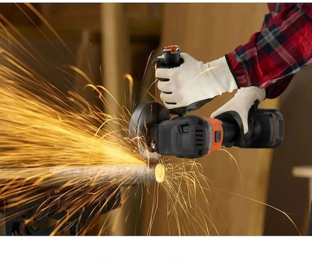 משחזת זווית חשמלית נטענת Black+Decker BCG6L8N-XJ 18V