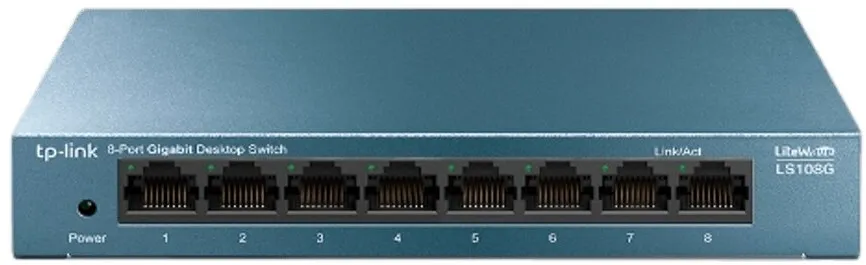 מתג TP-Link LS108G עם 8 יציאות