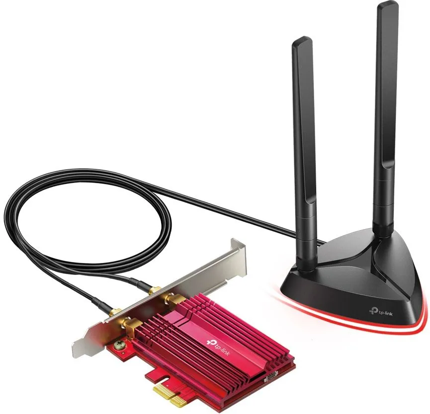 מתאם רשת אלחוטי TP-Link AX3000 WiFi 6 Bluetooth 5.0 PCIe Archer TX3000E