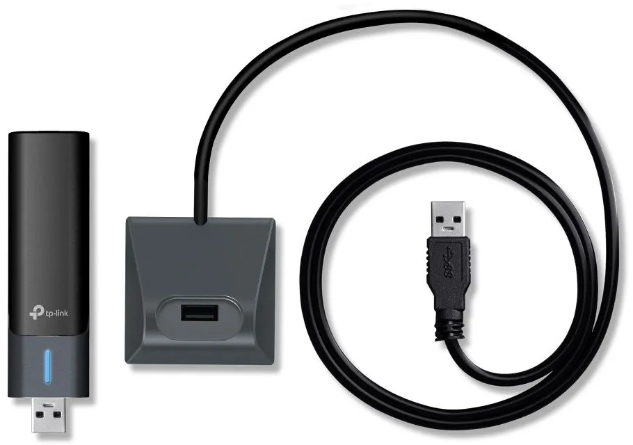מתאם רשת אלחוטי TP-Link AXE5400 WiFi 6E Archer TXE70UH USB