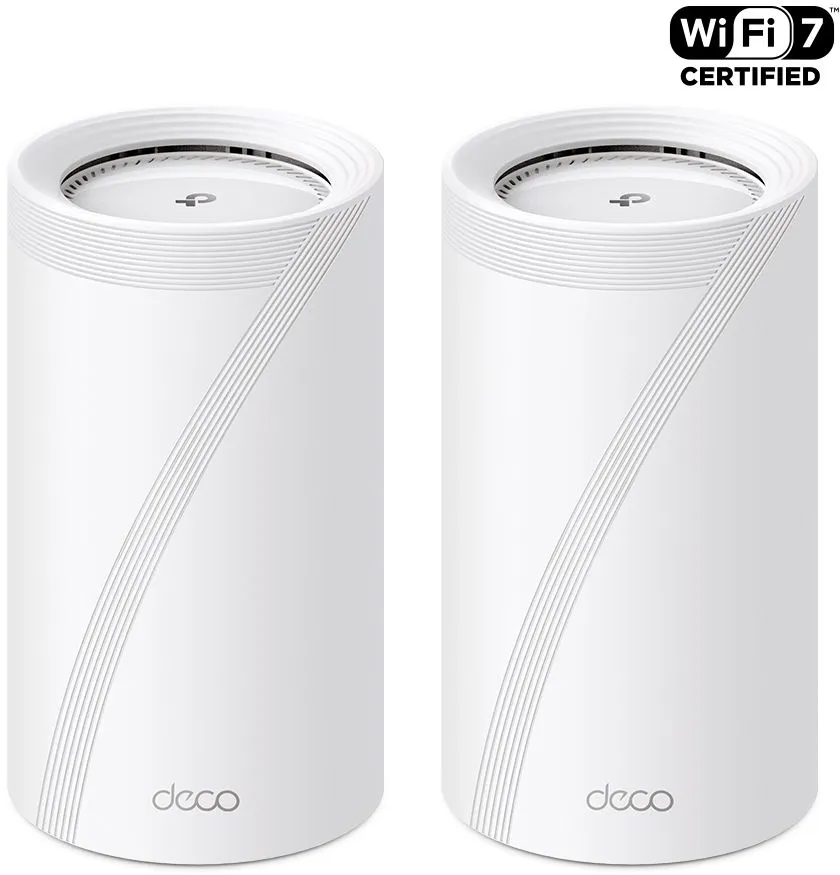 ראוטר TP-Link BE19000 Whole Home Mesh Wi-Fi 7 System Deco BE85 – שתי יחידות