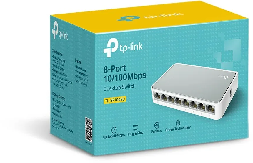 מתג TP-Link TL-SF1008D 8 Ports 10/100Mbps