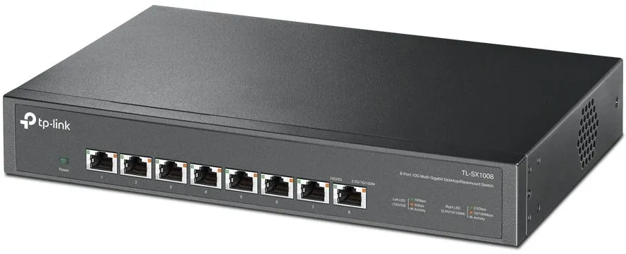 מתג 8 יציאות Tp-Link 10G Multi Gigabit Desktop Rackmount TL-SX1008