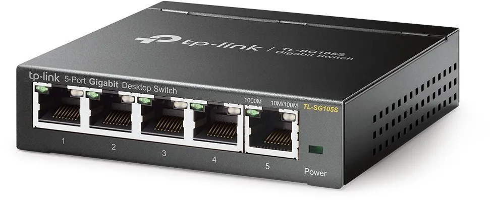 רכזת רשת TP-Link TL-SG105S 5 Ports Gigabit 10/100/1000Mbps