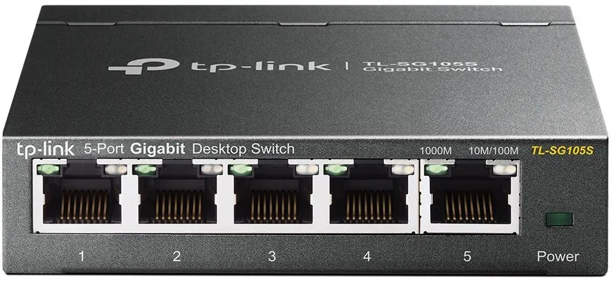 רכזת רשת TP-Link TL-SG105S 5 Ports Gigabit 10/100/1000Mbps