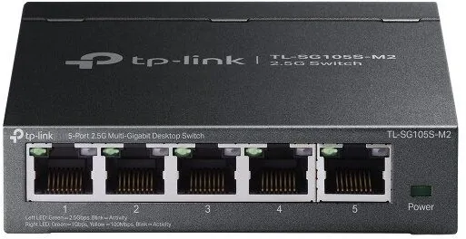 מתג שולחני TP-Link 5 Ports 2.5G Multi-Gigabit TL-SG105S-M2