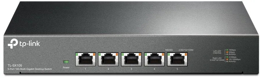 מתג 5 יציאות TP-Link 10G Multi Gigabit TL-SX105