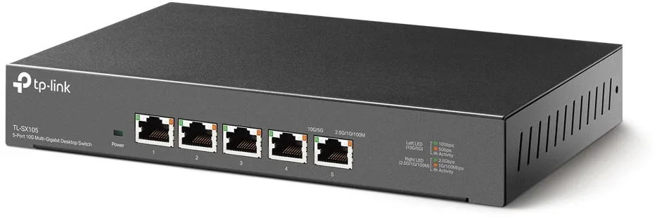 מתג 5 יציאות TP-Link 10G Multi Gigabit TL-SX105