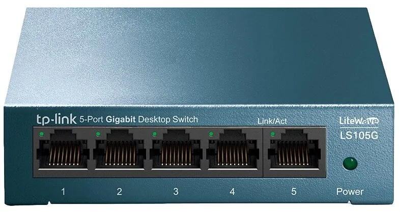 מתג TP-Link LS105G עם 5 יציאות