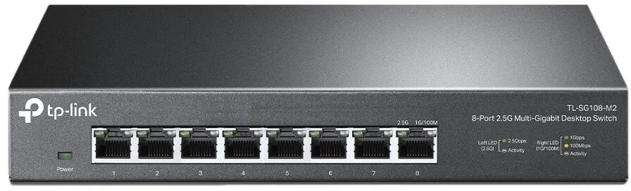 מתג TP-Link TL-SG108-M2 עם 8 יציאות