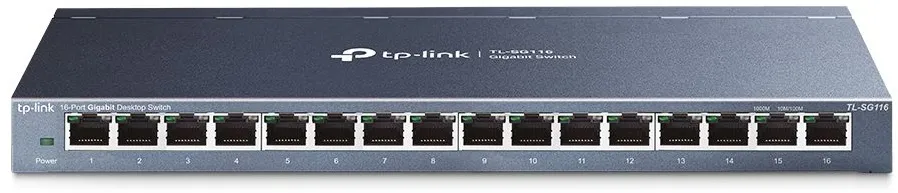 מתג חכם TP-Link 16 Ports Gigabit 10/100/1000Mbps Desktop Switch TL-SG116 Easy