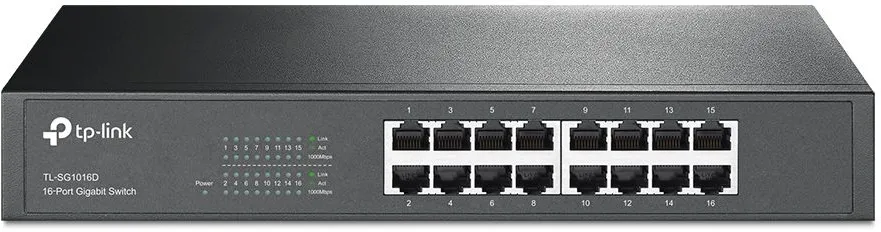 מתג שולחני TP-Link TL-SG1016D 16 Ports Gigabit 10/100/1000Mbps