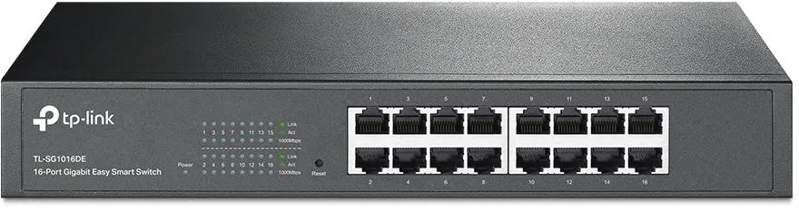 מתג חכם TP-Link 16 Ports Gigabit TL-SG1016DE Easy