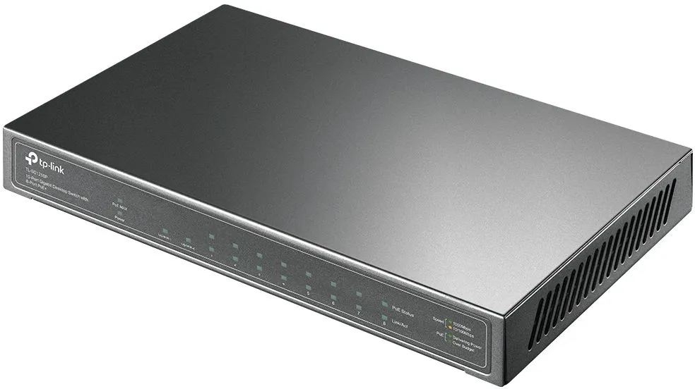 מתג 10 יציאות TP-Link TL-SG1210P Gigabit