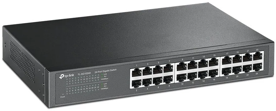 מתג שולחני TP-Link TL-SG1024D 24 Ports Gigabit 10/100/1000Mbps