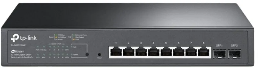 מתג TP-Link TL-SG2210MP עם 8 יציאות