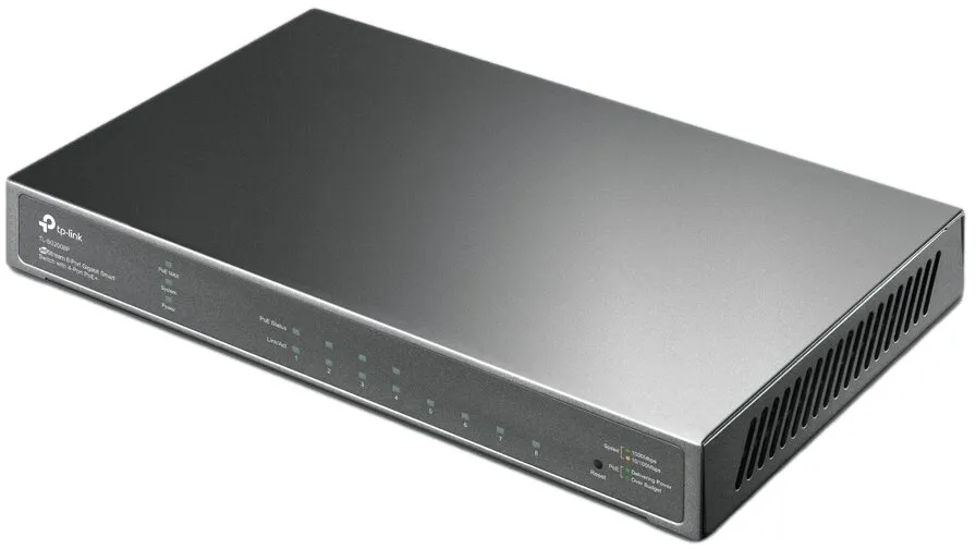 מתג TP-Link TL-SG2008P עם 8 יציאות