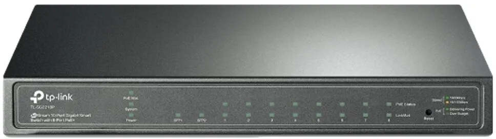 מתג TP-Link TL-SG2210P עם 8 יציאות