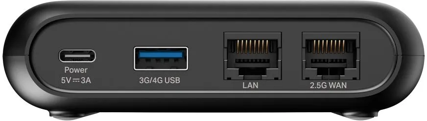 ראוטר נייד Wi-Fi 6 AX3000 עם חיבור 2.5G, תמיכת VPN וגיבוי סלולרי TP-Link TL-WR3002X