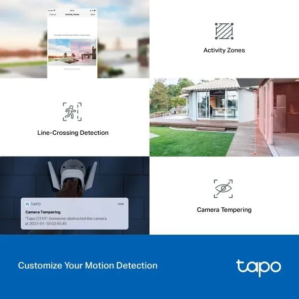 מצלמת אבטחה אלחוטית TP-Link Outdoor Security Tapo C310
