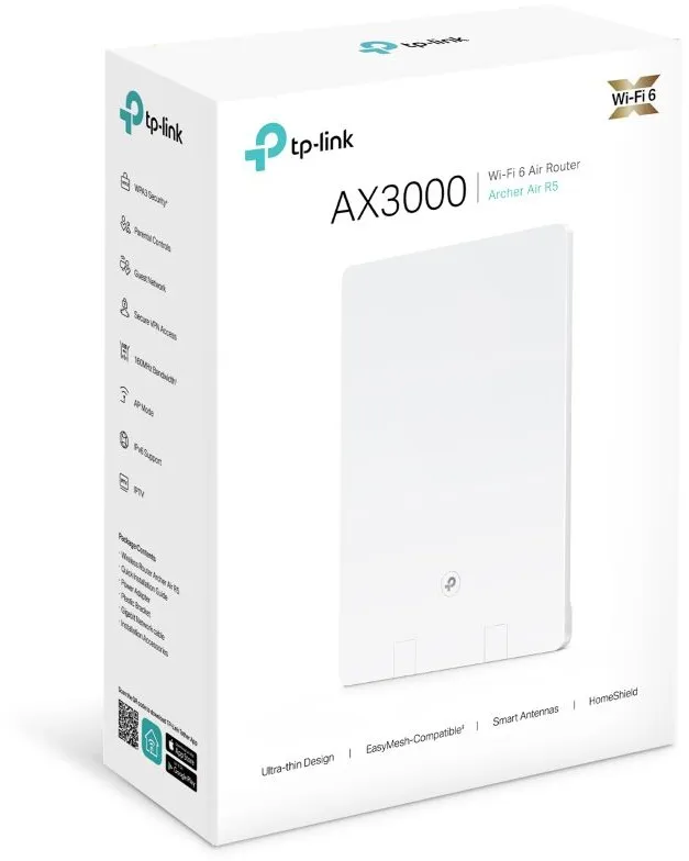 נתב TP-Link Archer Air R5 AX3000 Dual-Band Wi-Fi 6