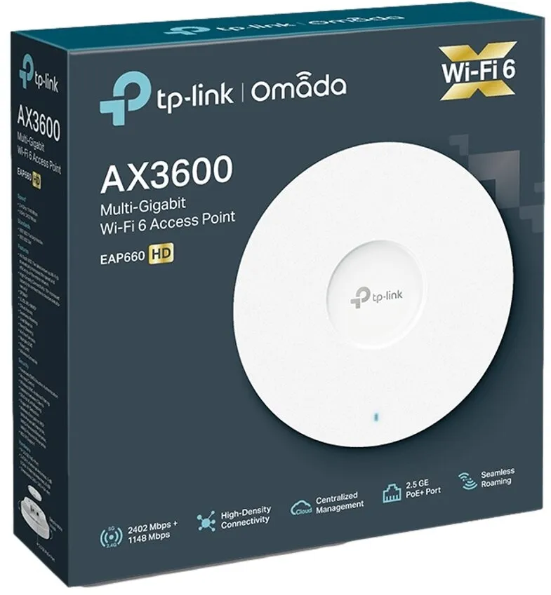 נקודת גישה TP-Link EAP660HD AX3600 2400Mbps