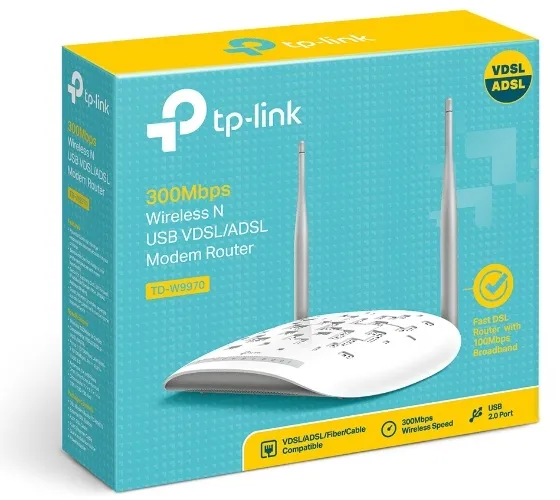 ראוטר כולל מודם TP-Link TD-W9970