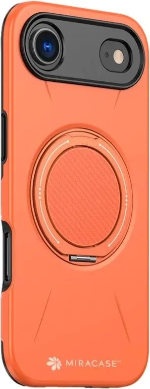 כיסוי ל-iPhone 17 Air בצבע כתום דגם MiraMag מבית Miracase