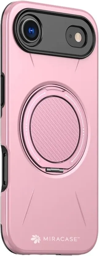 כיסוי ל-iPhone 17 Air בצבע ורוד דגם MiraMag מבית Miracase