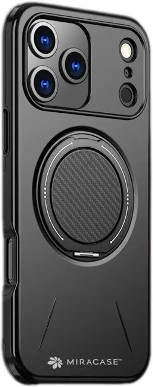כיסוי ל-iPhone 17 Pro בצבע שחור דגם MiraMag מבית Miracase