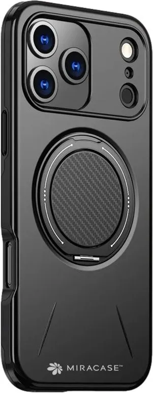 כיסוי ל-iPhone 17 Pro Max בצבע שחור דגם MiraMag מבית Miracase