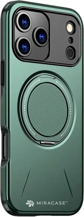 כיסוי ל-iPhone 17 Pro Max בצבע ירוק דגם MiraMag מבית Miracase