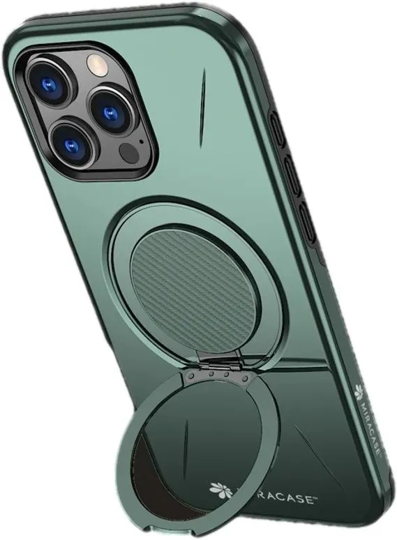 כיסוי ל-iPhone 16 Pro Max בצבע ירוק דגם MiraMag מבית Miracase