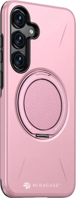 כיסוי ל-Samsung S25 Plus בצבע ורוד דגם MiraMag מבית Miracase
