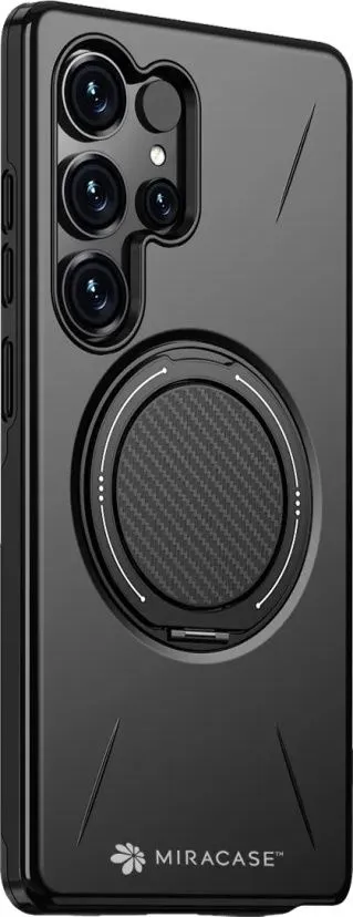 כיסוי ל-Samsung S25 Ultra בצבע שחור דגם MiraMag מבית Miracase