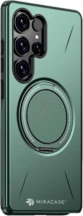 כיסוי ל-Samsung S25 Ultra בצבע ירוק דגם MiraMag מבית Miracase