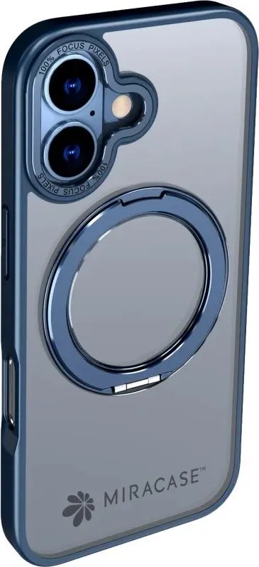 כיסוי ל-iPhone 17 בצבע כחול דגם MiraRing מבית Miracase