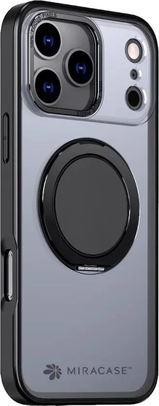 כיסוי ל-iPhone 17 Pro Max בצבע שחור דגם MiraRing מבית Miracase