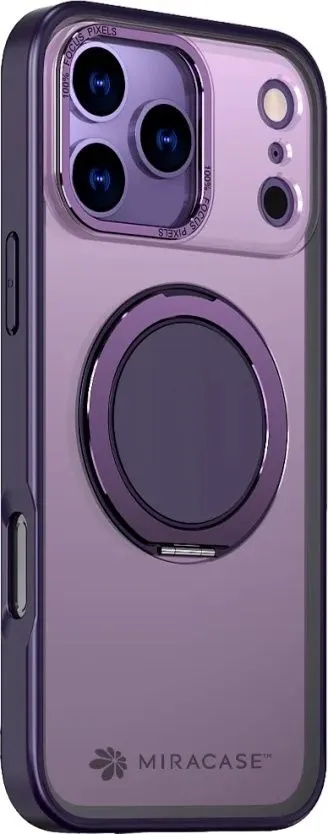 כיסוי ל-iPhone 17 Pro Max בצבע סגול דגם MiraRing מבית Miracase