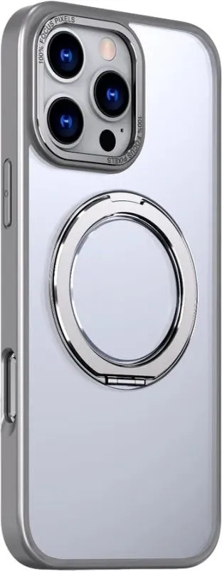 כיסוי ל-iPhone 16 Pro Max בצבע אפור דגם MiraRing מבית Miracase