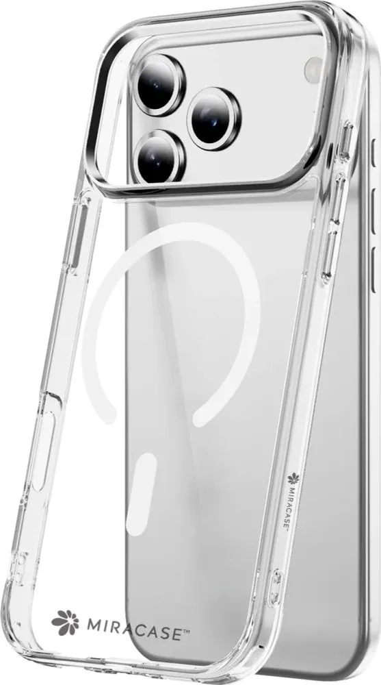 כיסוי ל-iPhone 17 Pro Max בצבע שקוף דגם MiraSafe מבית Miracase